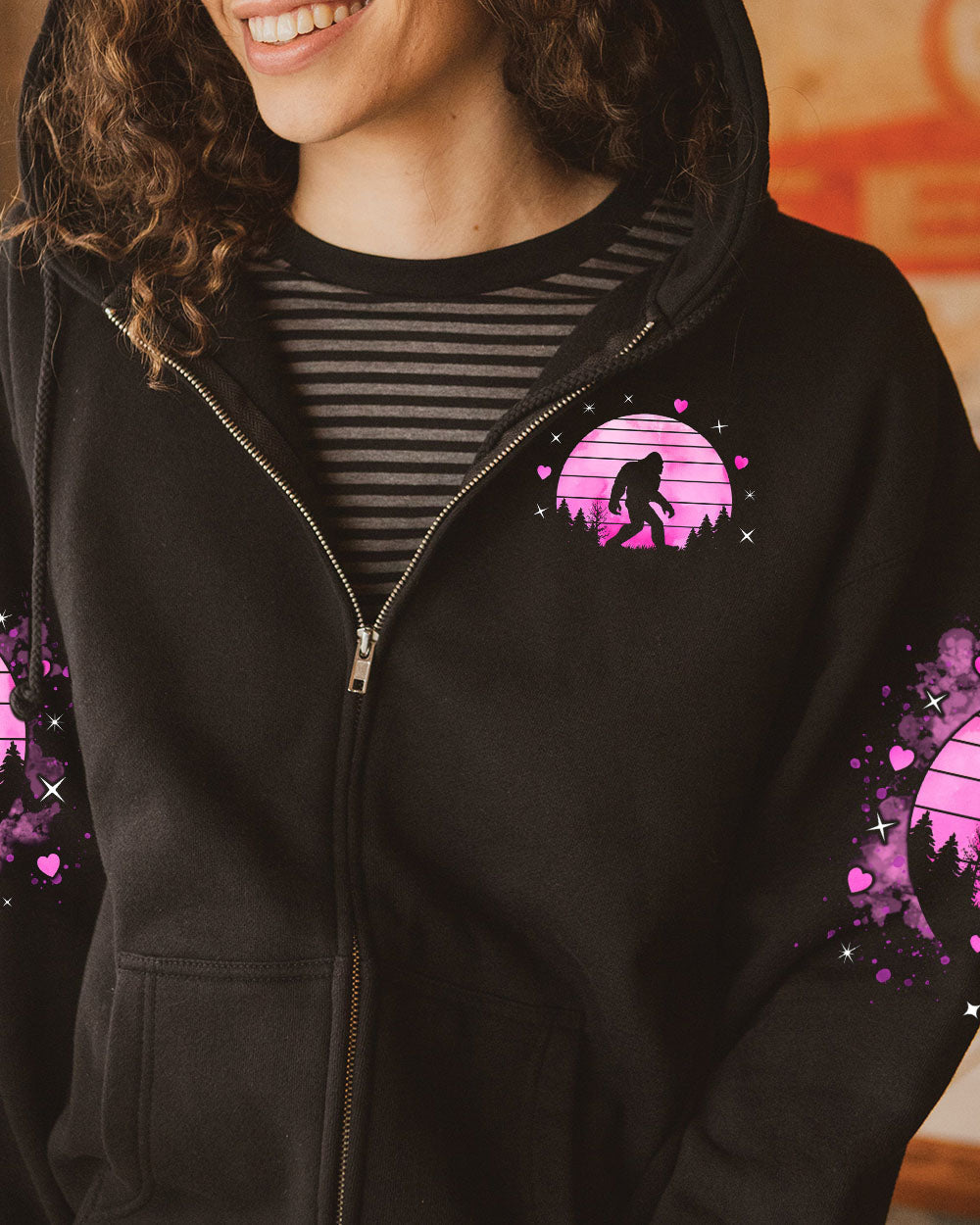 JUST A GIRL WHO LOVES BIGFOOT ALL OVER PRINT - TLTR3110244