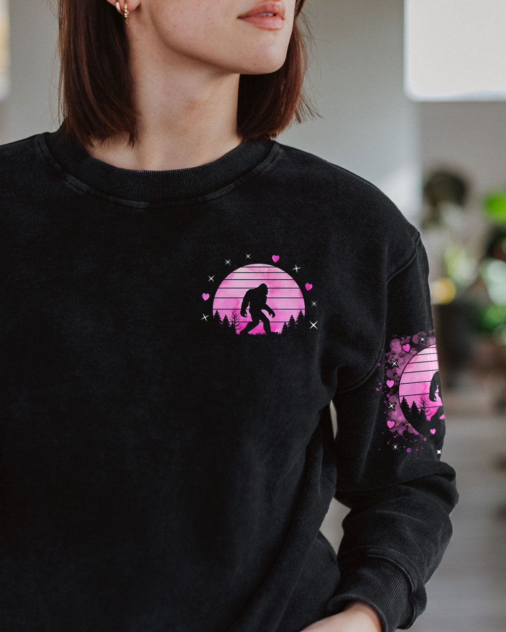 JUST A GIRL WHO LOVES BIGFOOT ALL OVER PRINT - TLTR3110244