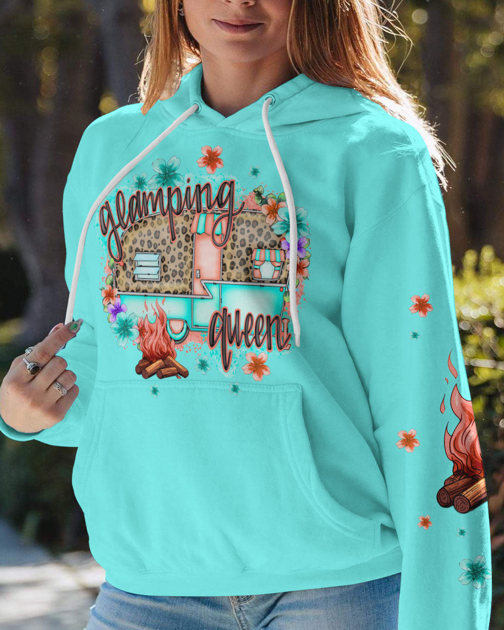 GLAMPING QUEEN ALL OVER PRINT - TLTW0108234