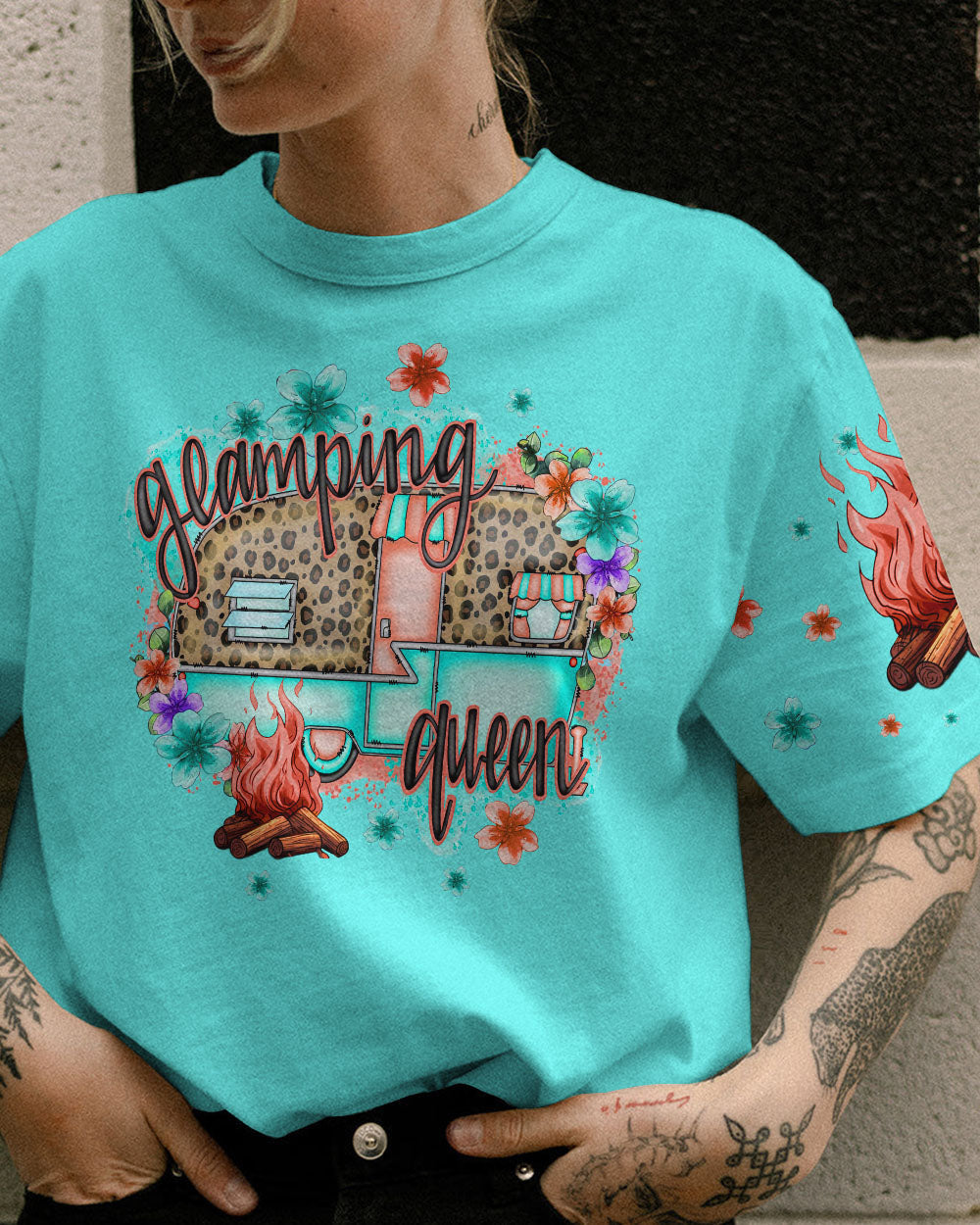 GLAMPING QUEEN ALL OVER PRINT - TLTW0108234