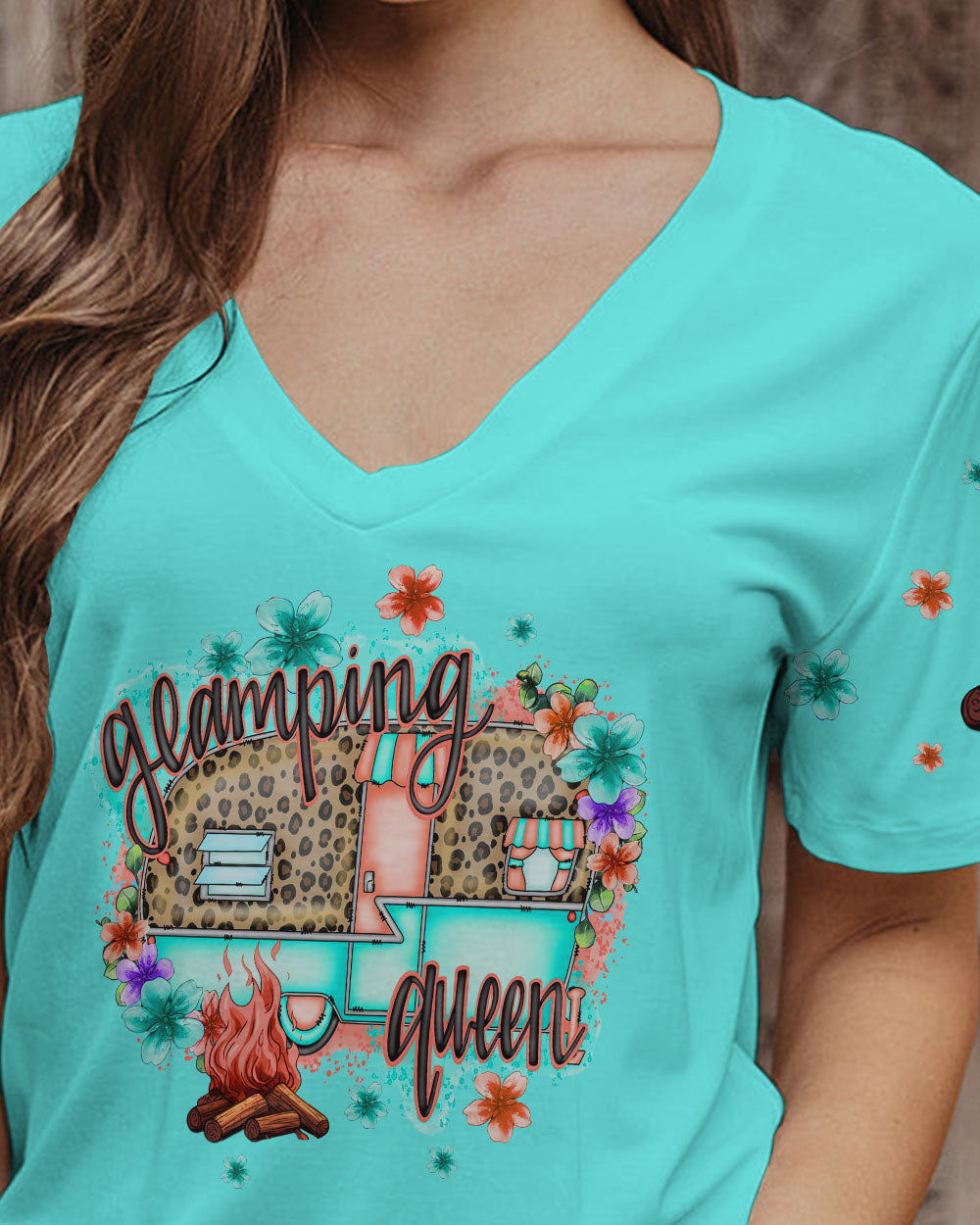 GLAMPING QUEEN ALL OVER PRINT - TLTW0108234