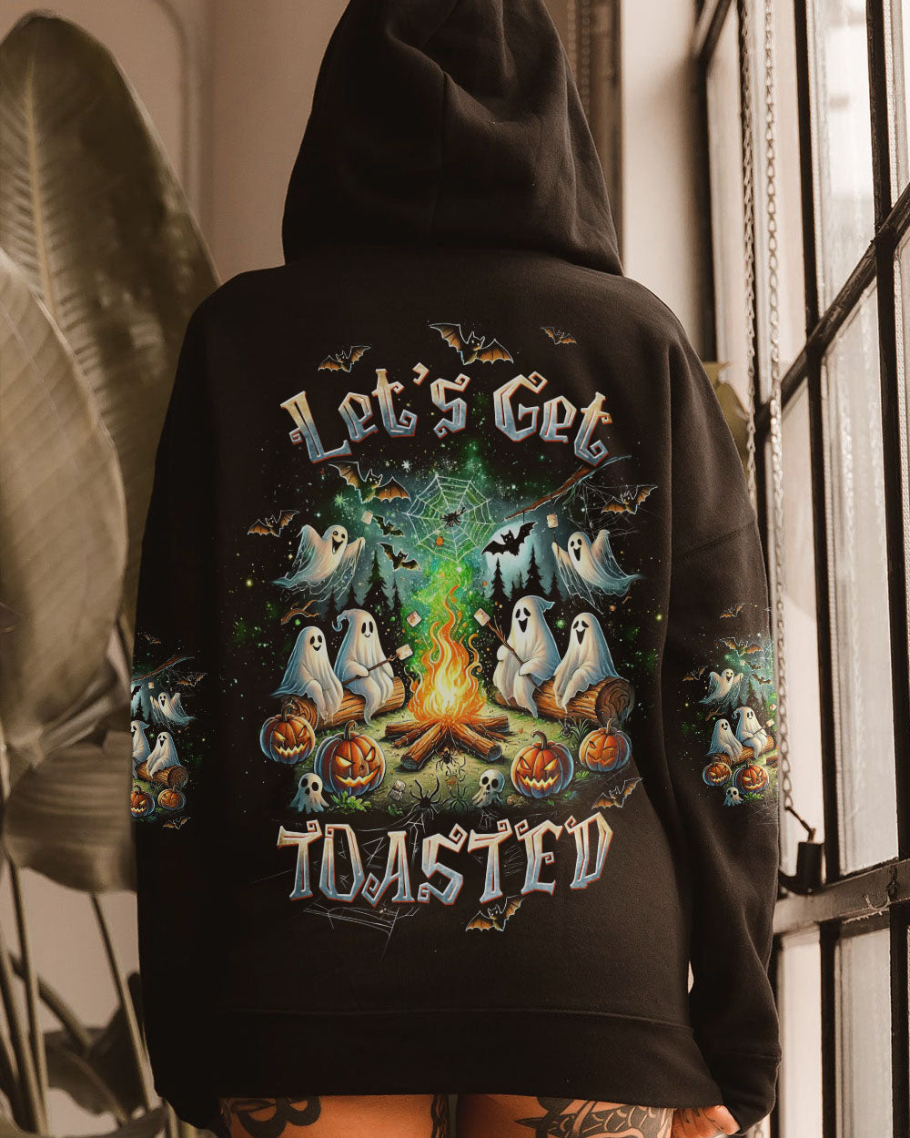 LET'S GET TOASTED BOOS HALLOWEEN ALL OVER PRINT - TLTW0508243