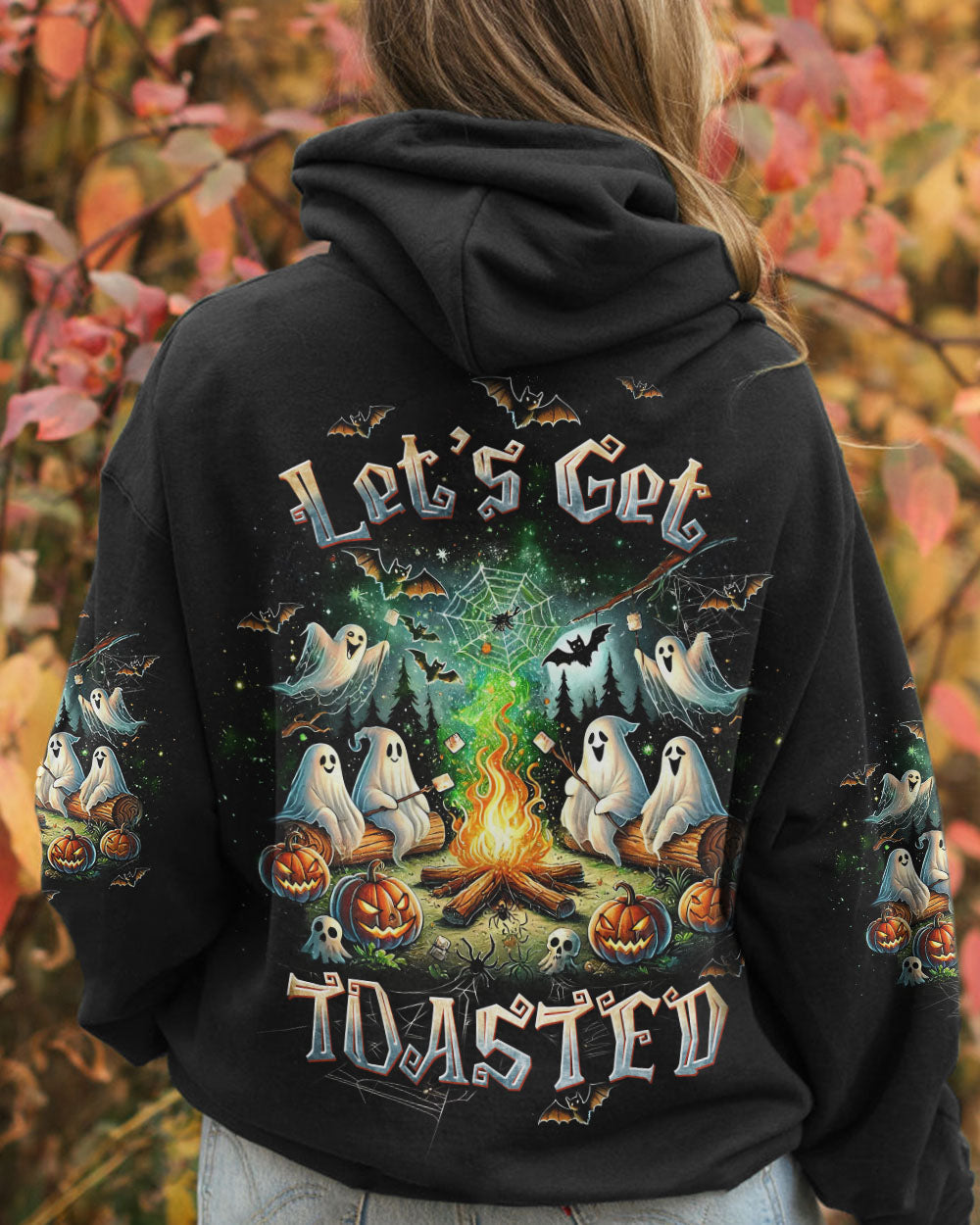 LET'S GET TOASTED BOOS HALLOWEEN ALL OVER PRINT - TLTW0508243