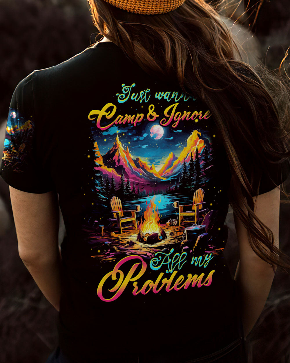 JUST WANNA CAMP ALL OVER PRINT - TLTW0809232