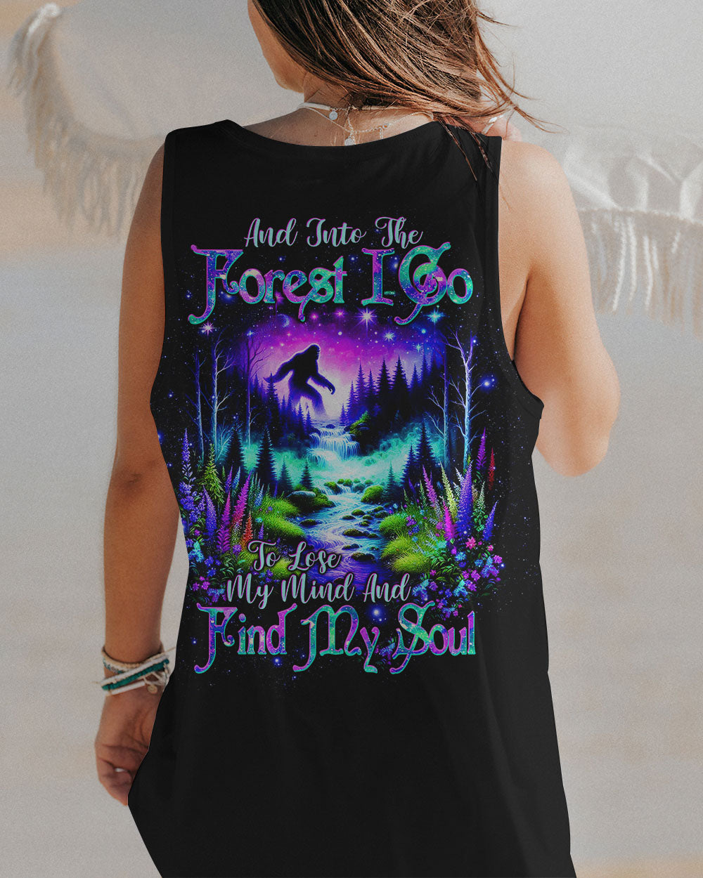 AND INTO THE FOREST I GO BIGFOOT ALL OVER PRINT  - TLTW1003253