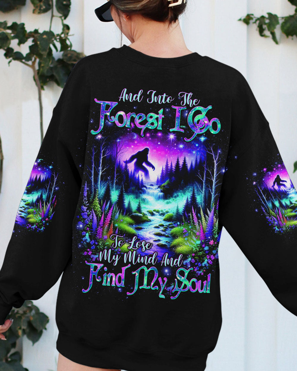 AND INTO THE FOREST I GO BIGFOOT ALL OVER PRINT  - TLTW1003253