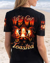 LET'S GET TOASTED BOOS HALLOWEEN ALL OVER PRINT