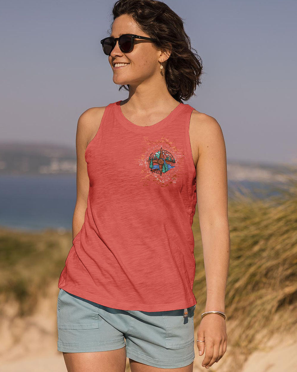 NOT ALL WHO WANDER ARE LOST COMPASS ALL OVER PRINT - TLTW1408244