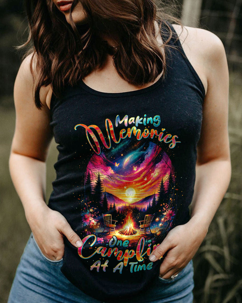 MAKING MEMORIES ONE CAMPFIRE AT A TIME ALL OVER PRINT - TLTW1602242