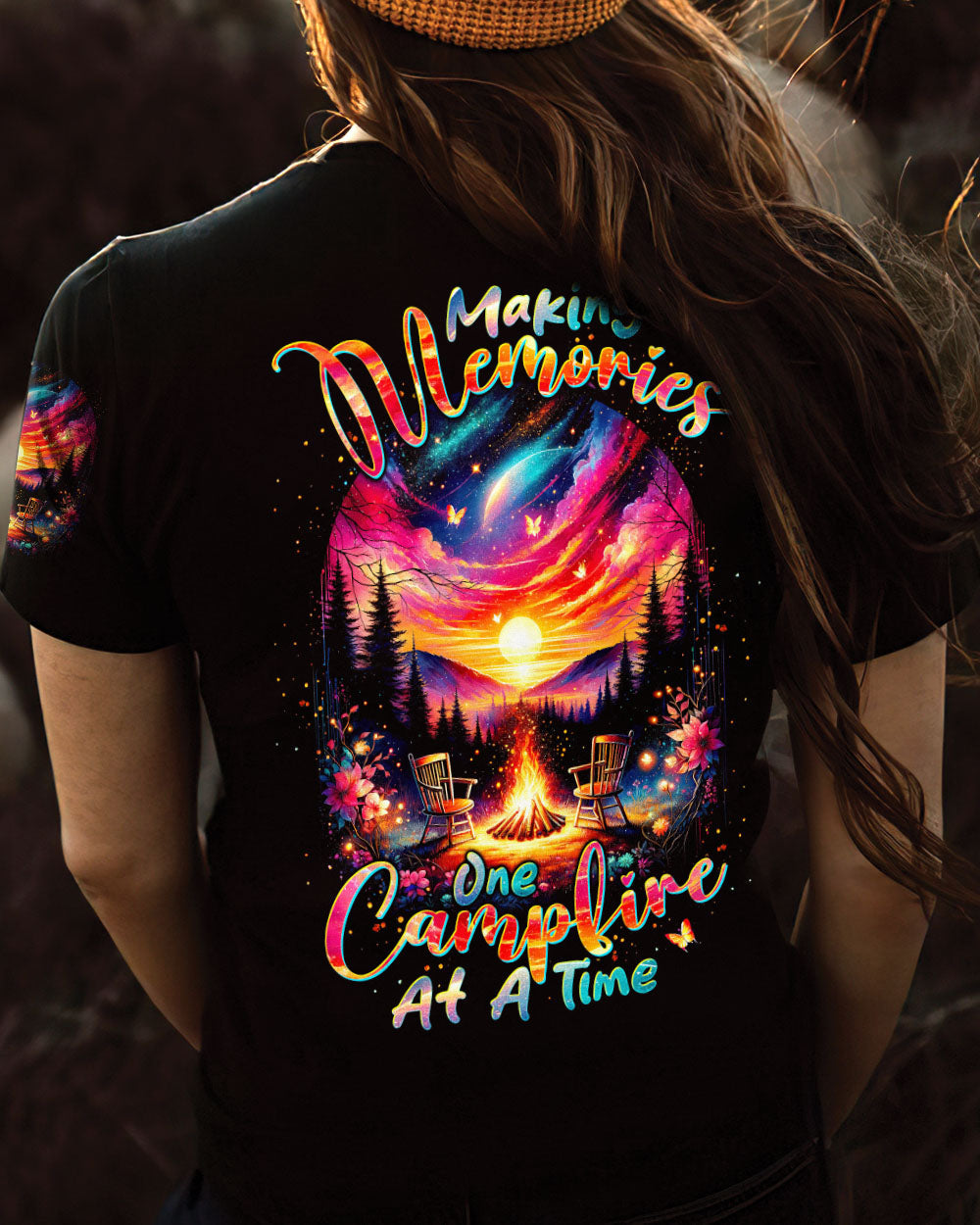 MAKING MEMORIES ONE CAMPFIRE AT A TIME ALL OVER PRINT - TLTW1602242