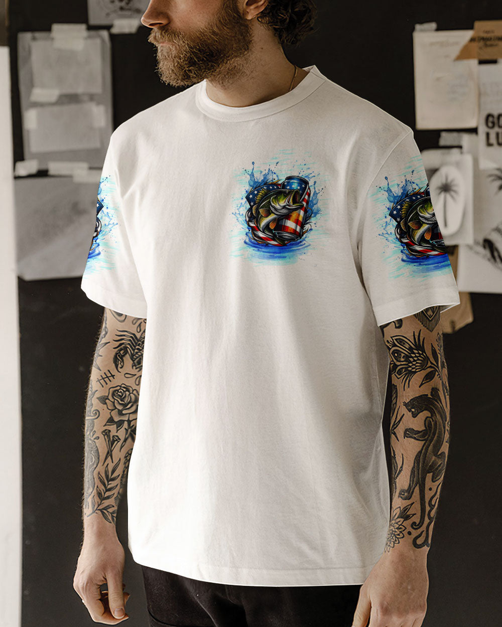 FISHING SOLVES MOST OF MY PROBLEMS ALL OVER PRINT - TLTW1709245