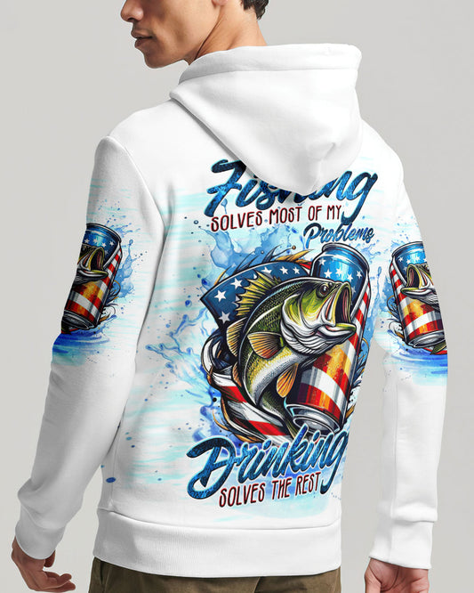 FISHING SOLVES MOST OF MY PROBLEMS ALL OVER PRINT - TLTW1709245