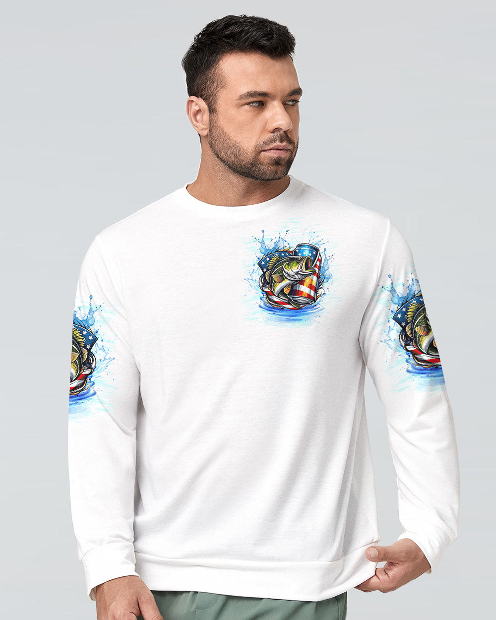 FISHING SOLVES MOST OF MY PROBLEMS ALL OVER PRINT - TLTW1709245