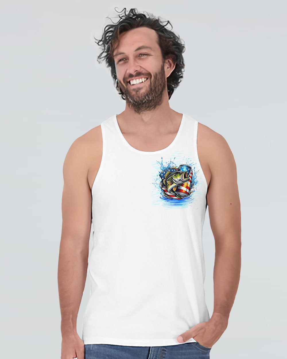 FISHING SOLVES MOST OF MY PROBLEMS ALL OVER PRINT - TLTW1709245