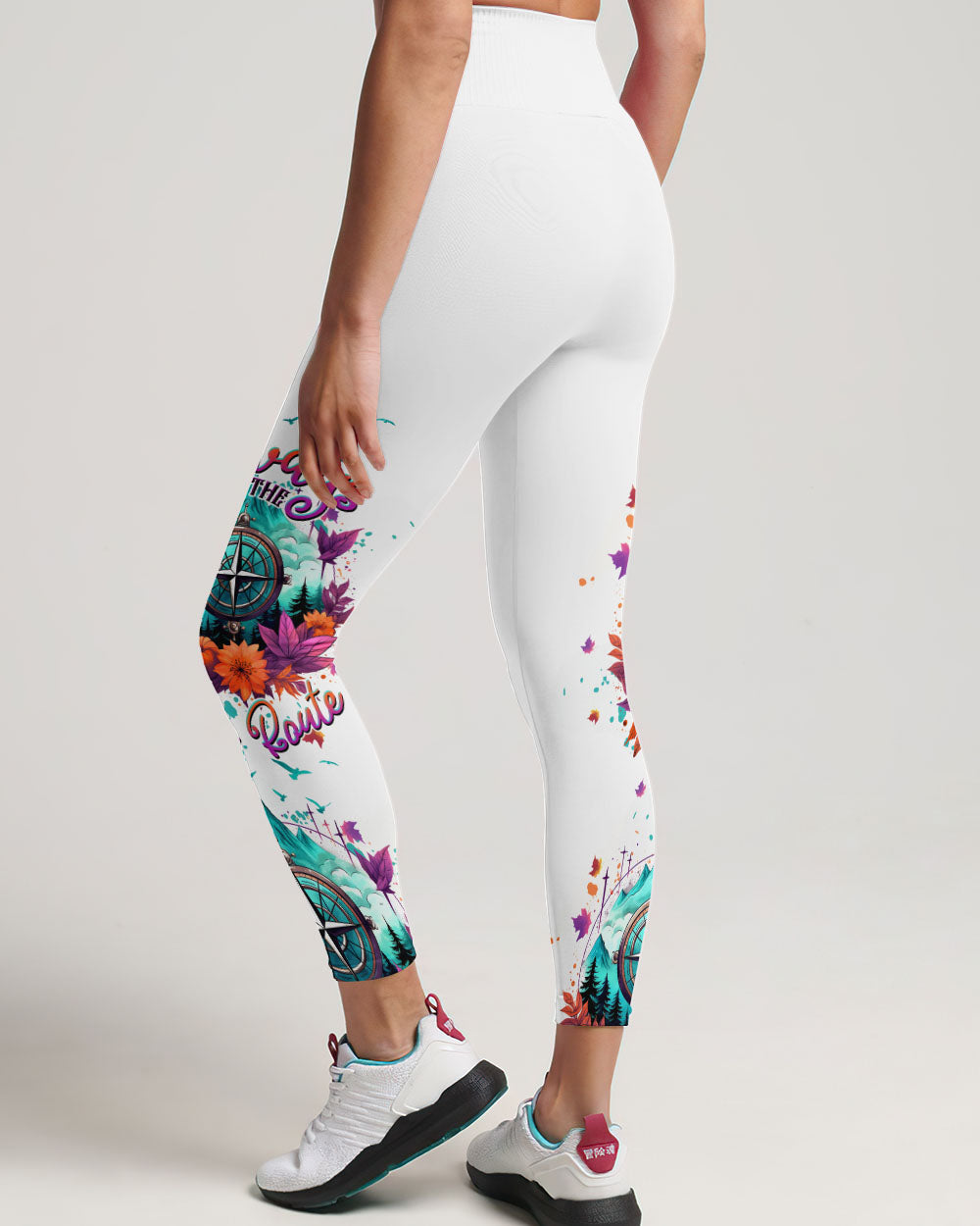 ALWAYS TAKE THE SCENIC ROUTE COMPASS ALL OVER PRINT - TLTW2507234