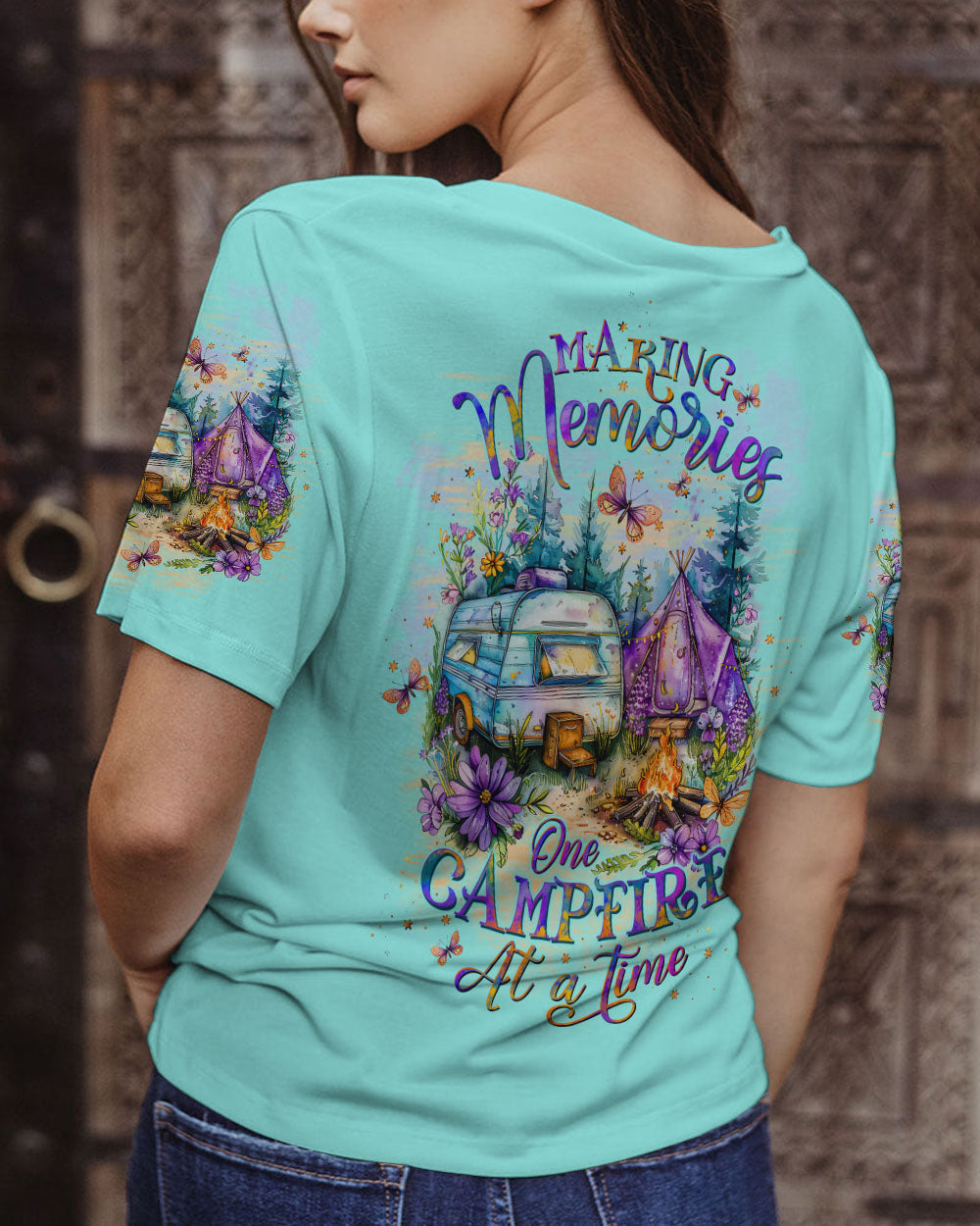 MAKING MEMORIES ONE CAMPFIRE AT A TIME ALL OVER PRINT - TLTW2702244