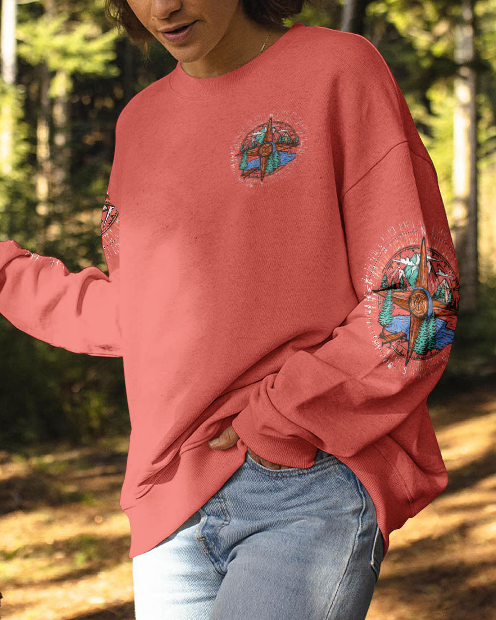 HEART BE YOUR COMPASS ALL OVER PRINT - TY0602241