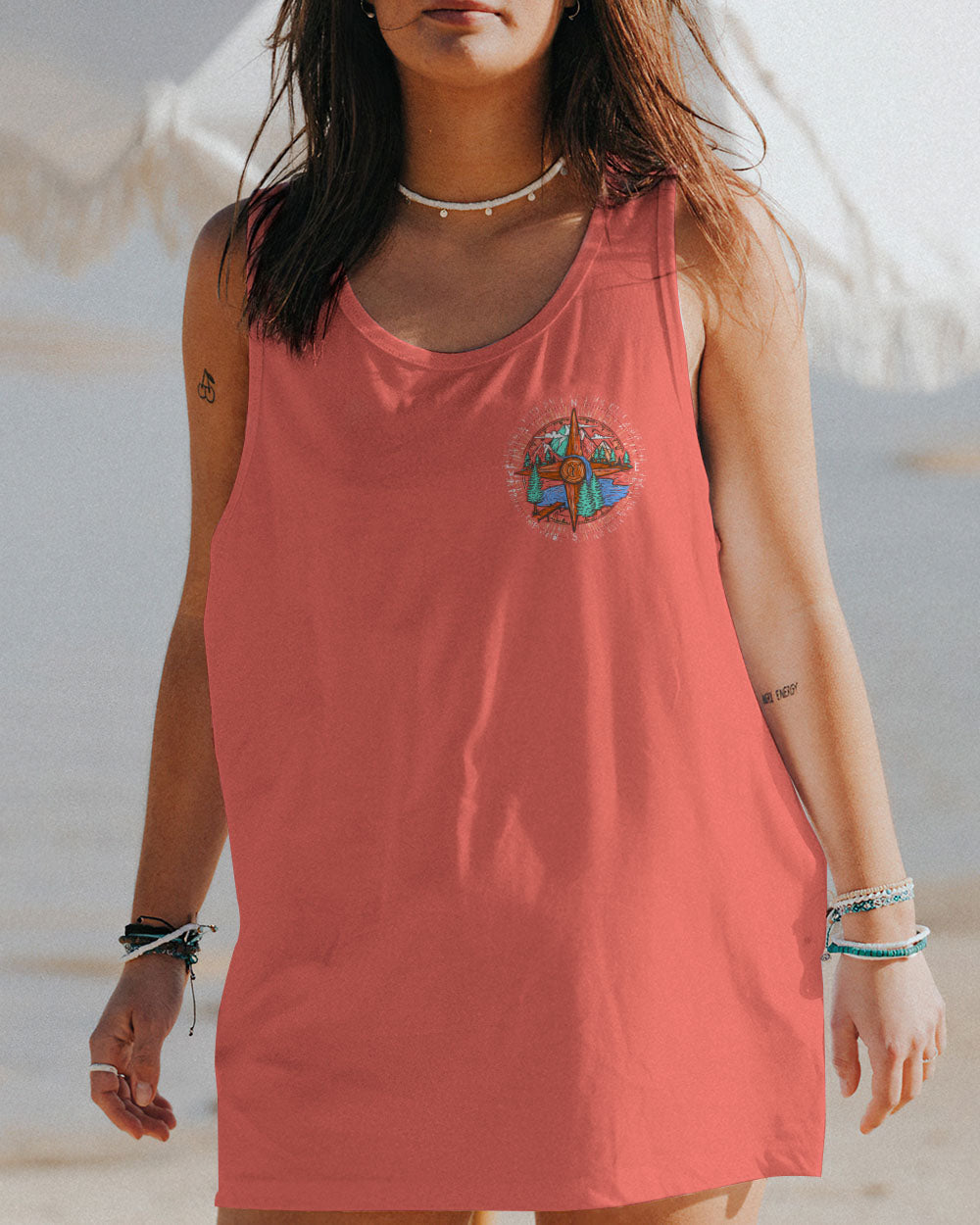 HEART BE YOUR COMPASS ALL OVER PRINT - TY0602241