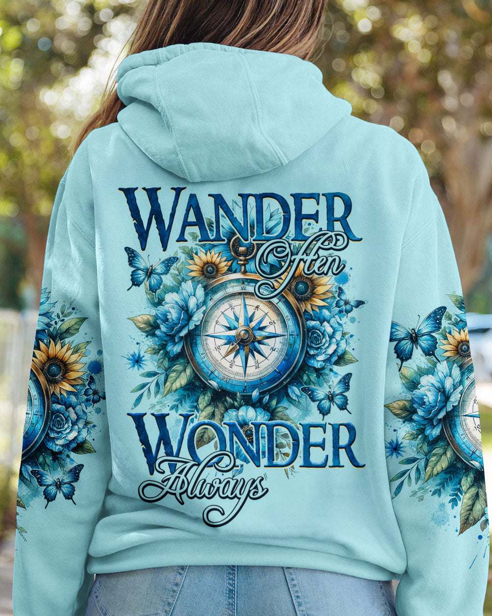 WANDER OFTEN COMPASS ALL OVER PRINT - TY0612232