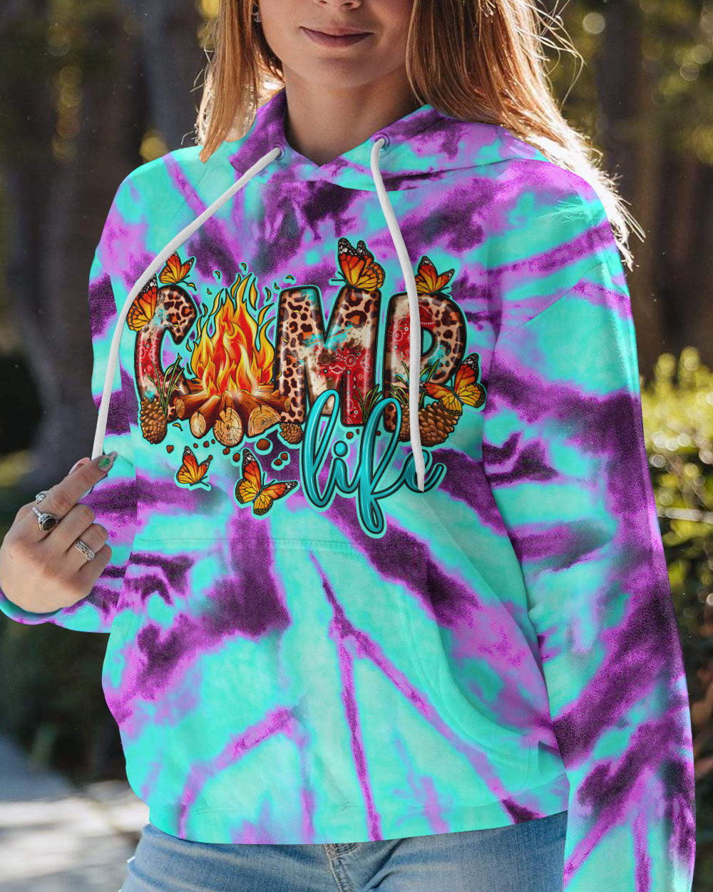 CAMP FIRE SQUAD TIE DYE ALL OVER PRINT - TY0707232