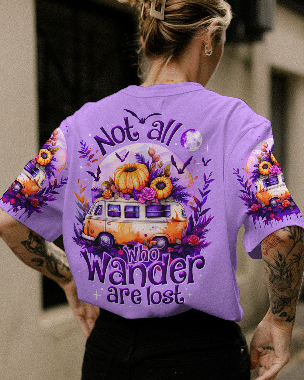 NOT ALL WHO WANDER ARE LOST HALLOWEEN ALL OVER PRINT - TY1108234