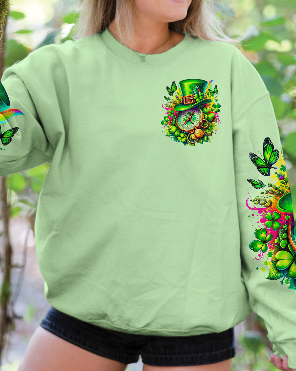 NOT ALL WHO WANDER ARE LOST PATRICK'S DAY ALL OVER PRINT - TY1601241