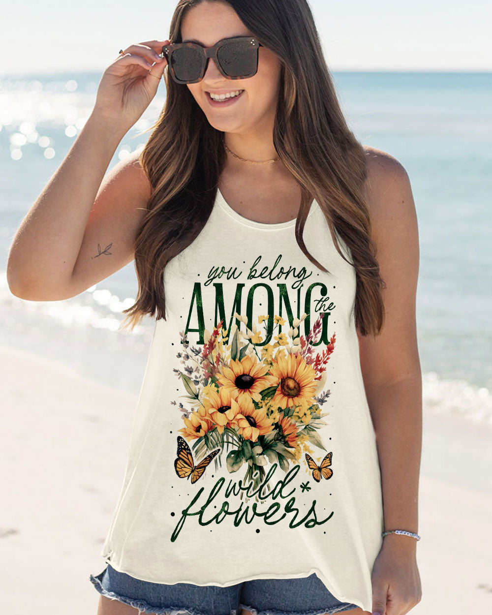 YOU BELONG THE WILDFLOWERS ALL OVER PRINT - TY2106231