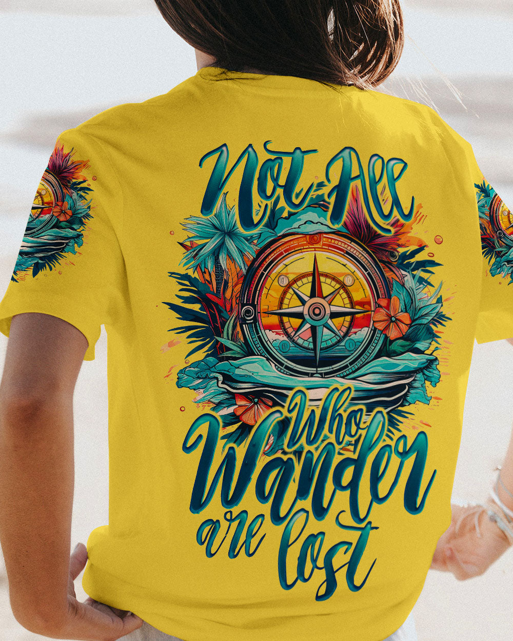NOT ALL WHO WANDER ARE LOST COMPASS OCEAN ALL OVER PRINT - TY2607232