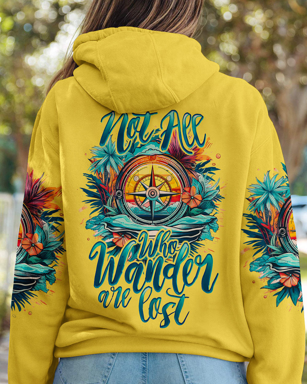 NOT ALL WHO WANDER ARE LOST COMPASS OCEAN ALL OVER PRINT - TY2607232