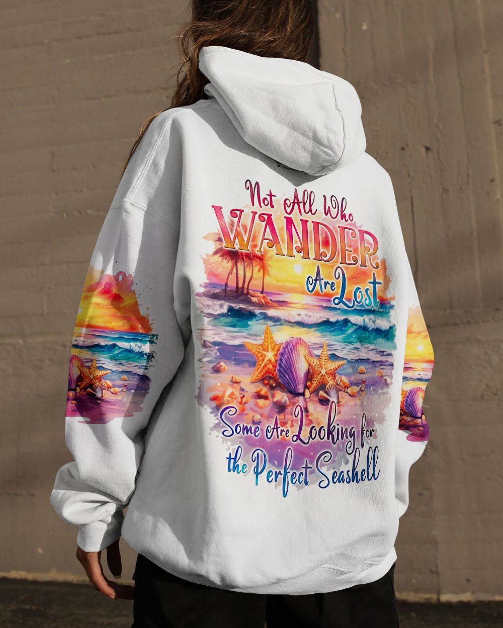 NOT ALL WHO WANDER ARE LOST SEASHELL ALL OVER PRINT - TY2709233