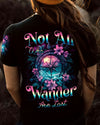 NOT ALL WHO WANDER ARE LOST COMPASS ALL OVER PRINT