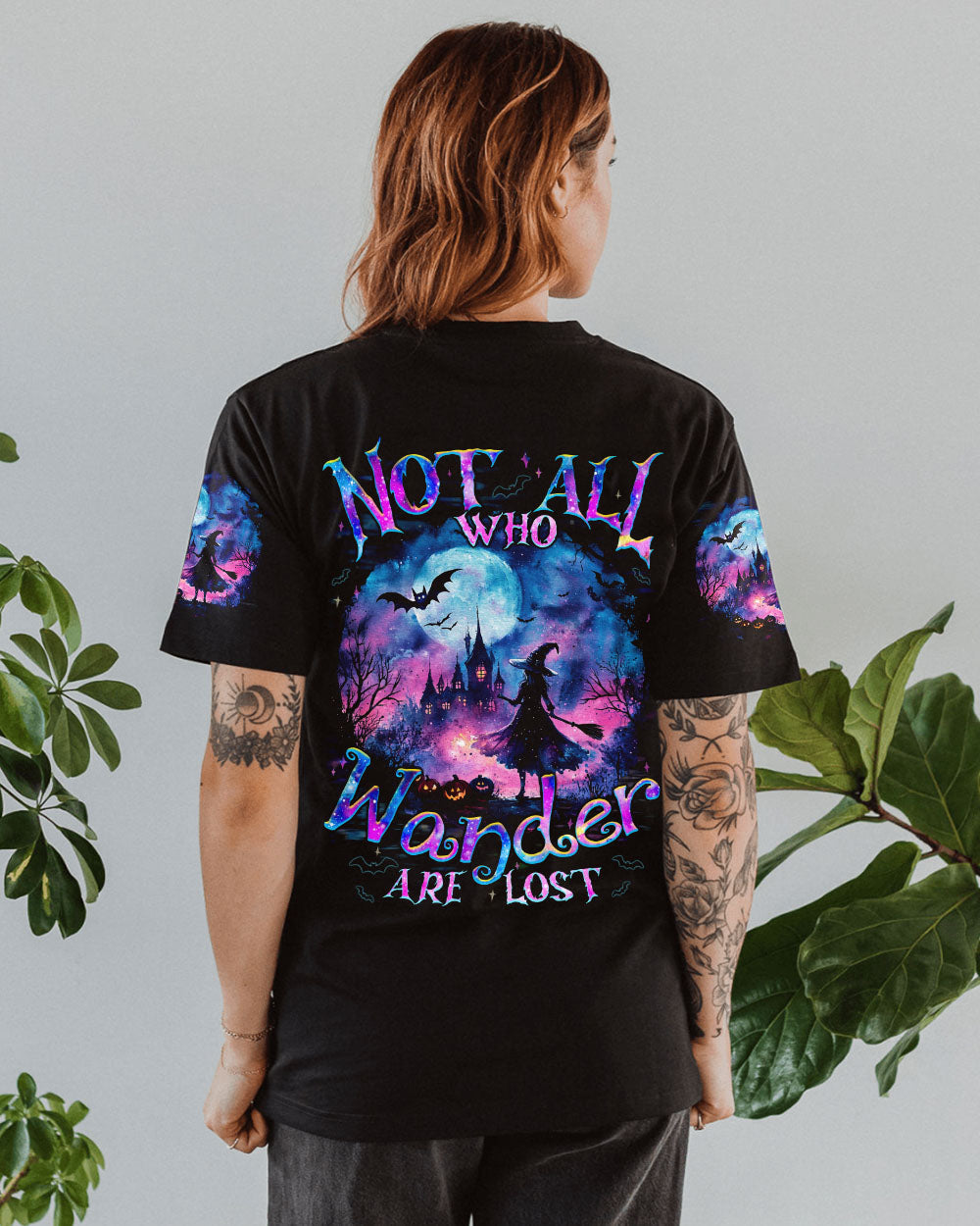 NOT ALL WHO WANDER ARE LOST HALLOWEEN ALL OVER PRINT - TYQY1309244