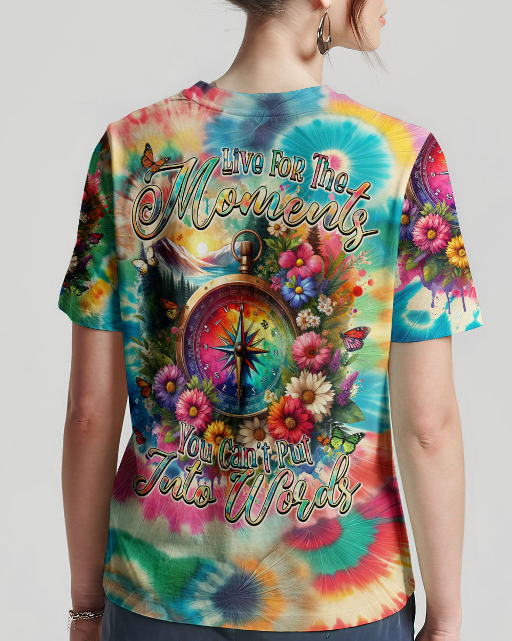 LIVE FOR THE MOMENTS COMPASS ALL OVER PRINT - TYQY2201244