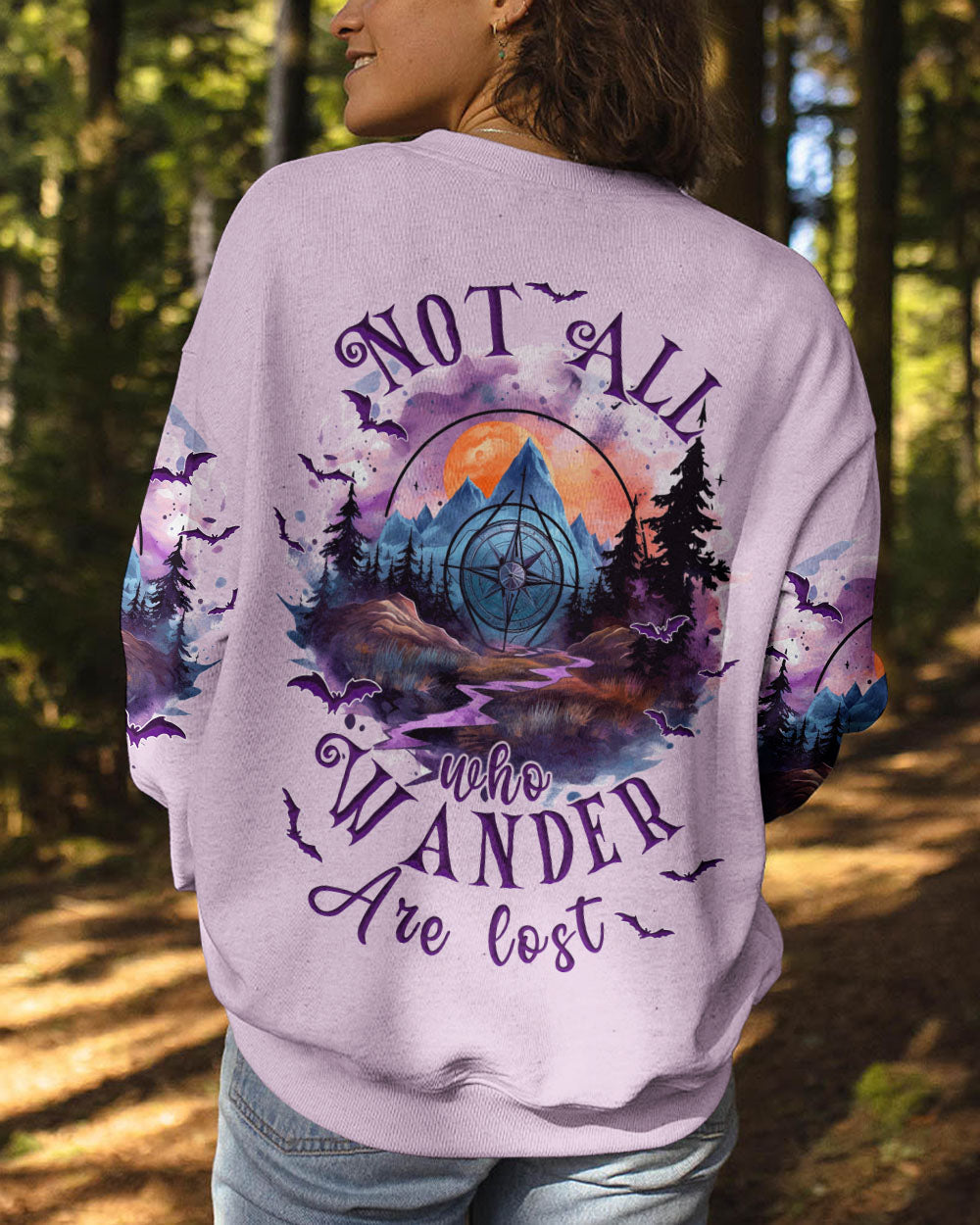 NOT ALL WHO WANDER ARE LOST HALLOWEEN ALL OVER PRINT - TYQY2808232