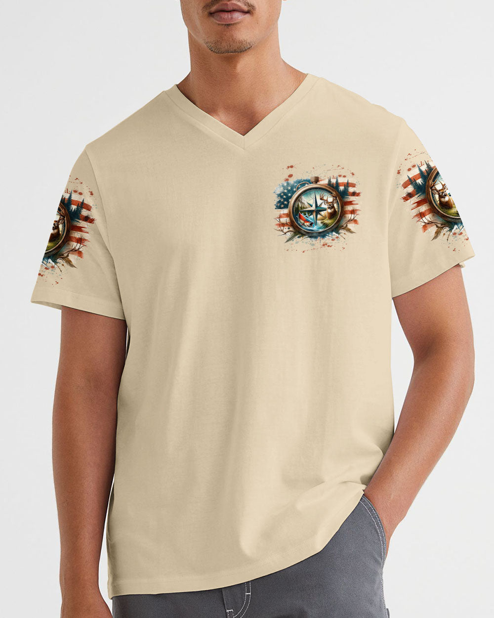 FISHING SOLVES MOST OF MY PROBLEMS ALL OVER PRINT - TYTD0205245