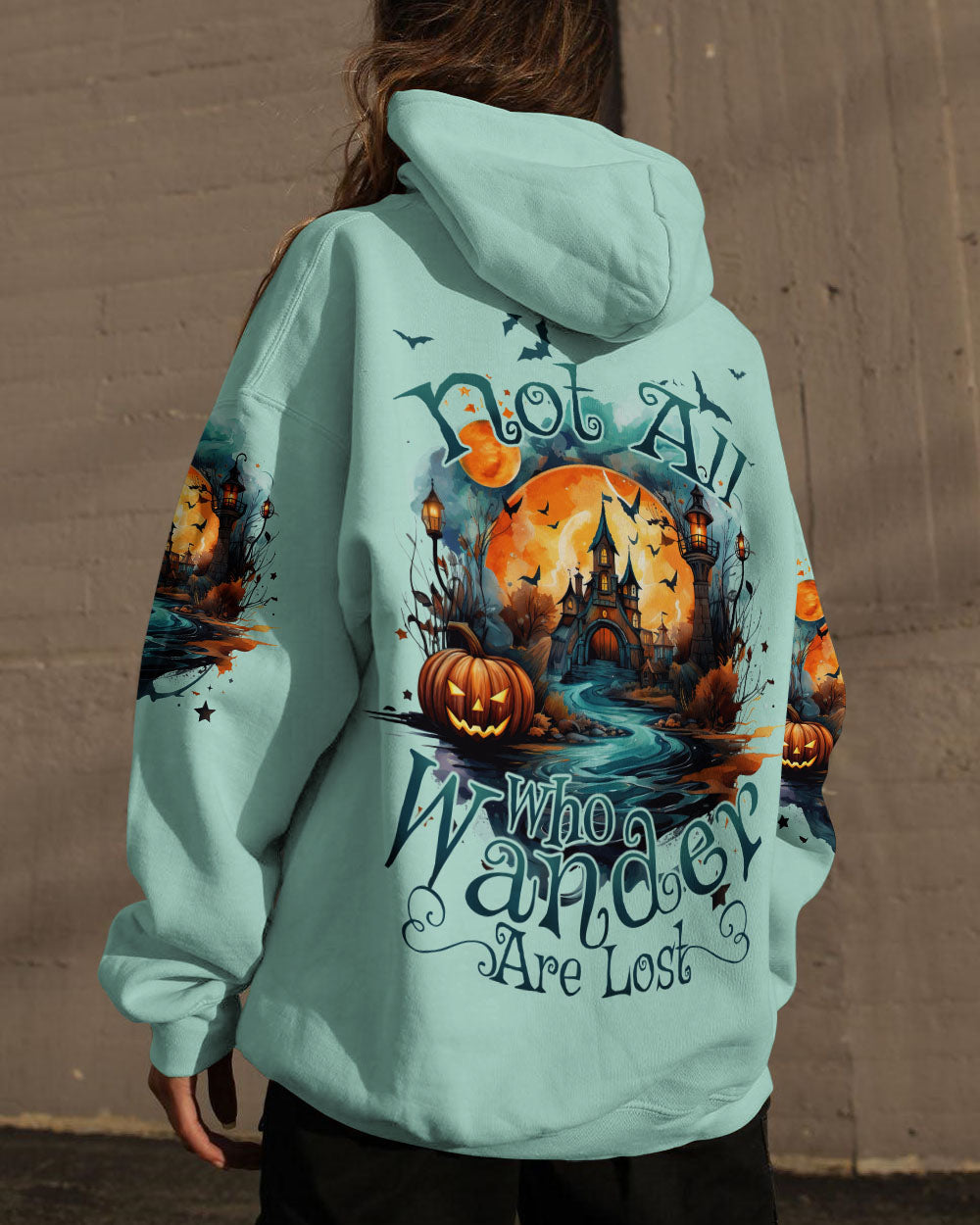 NOT ALL WHO WANDER ARE LOST HALLOWEEN ALL OVER PRINT - TYTD0408232