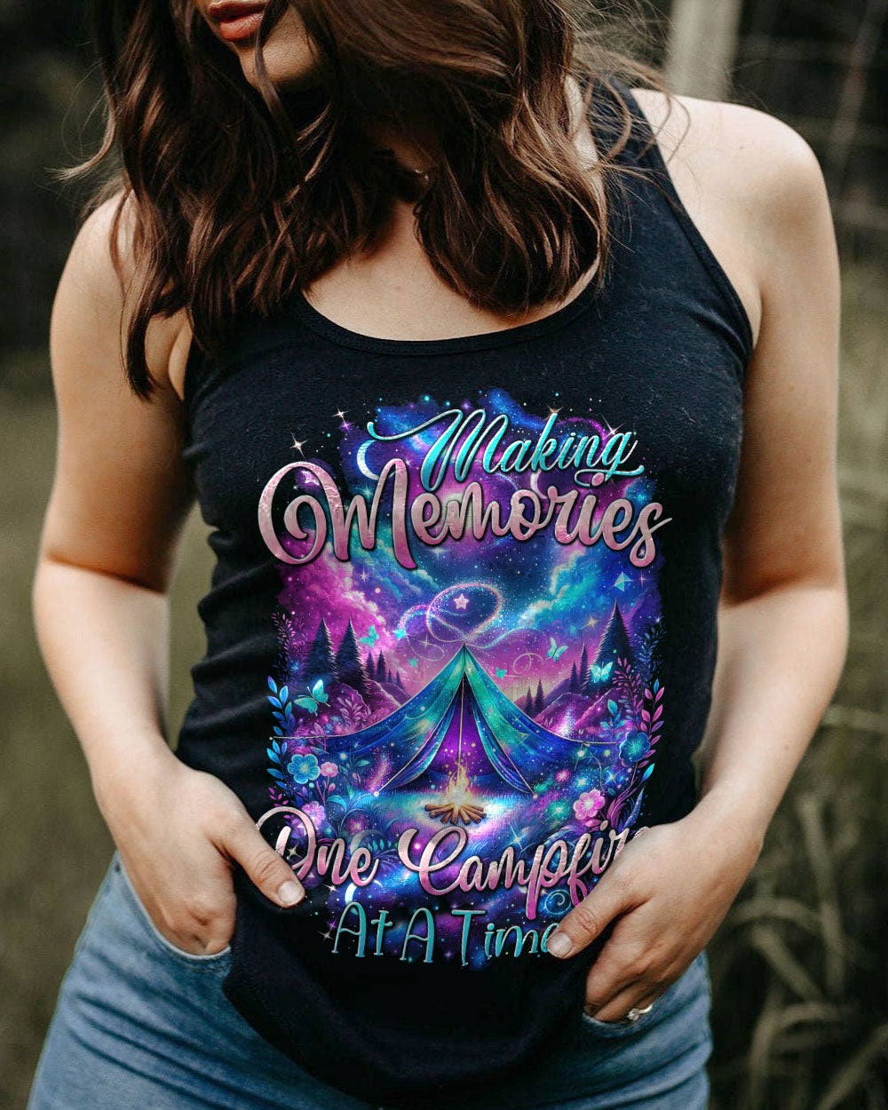 MAKING MEMORIES ONE CAMPFIRE AT A TIME ALL OVER PRINT - TYTD0602241
