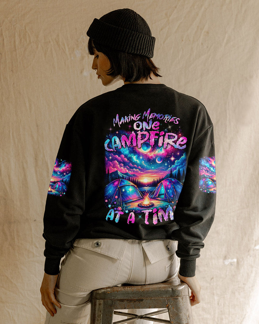MAKING MEMORIES ONE CAMPFIRE AT A TIME ALL OVER PRINT - TYTD0708241