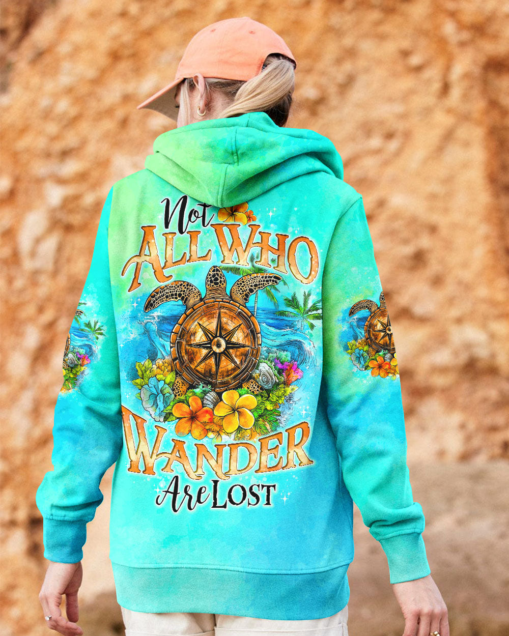 NOT ALL WHO WANDER ARE LOST TURTLE ALL OVER PRINT - TYTD1208241