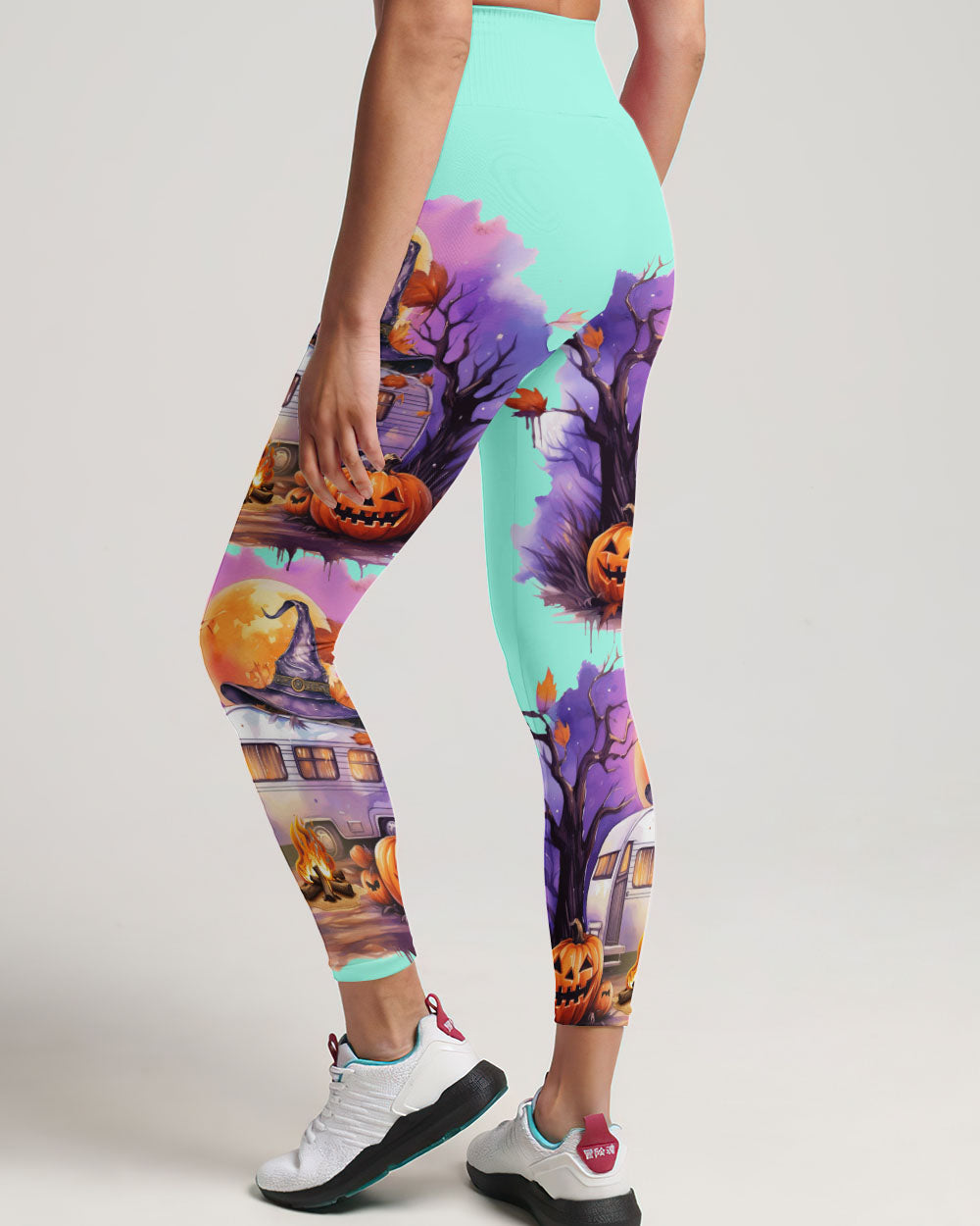 KINDA GIRL HALLOWEEN CAMPING ALL OVER PRINT - TYTD1408232
