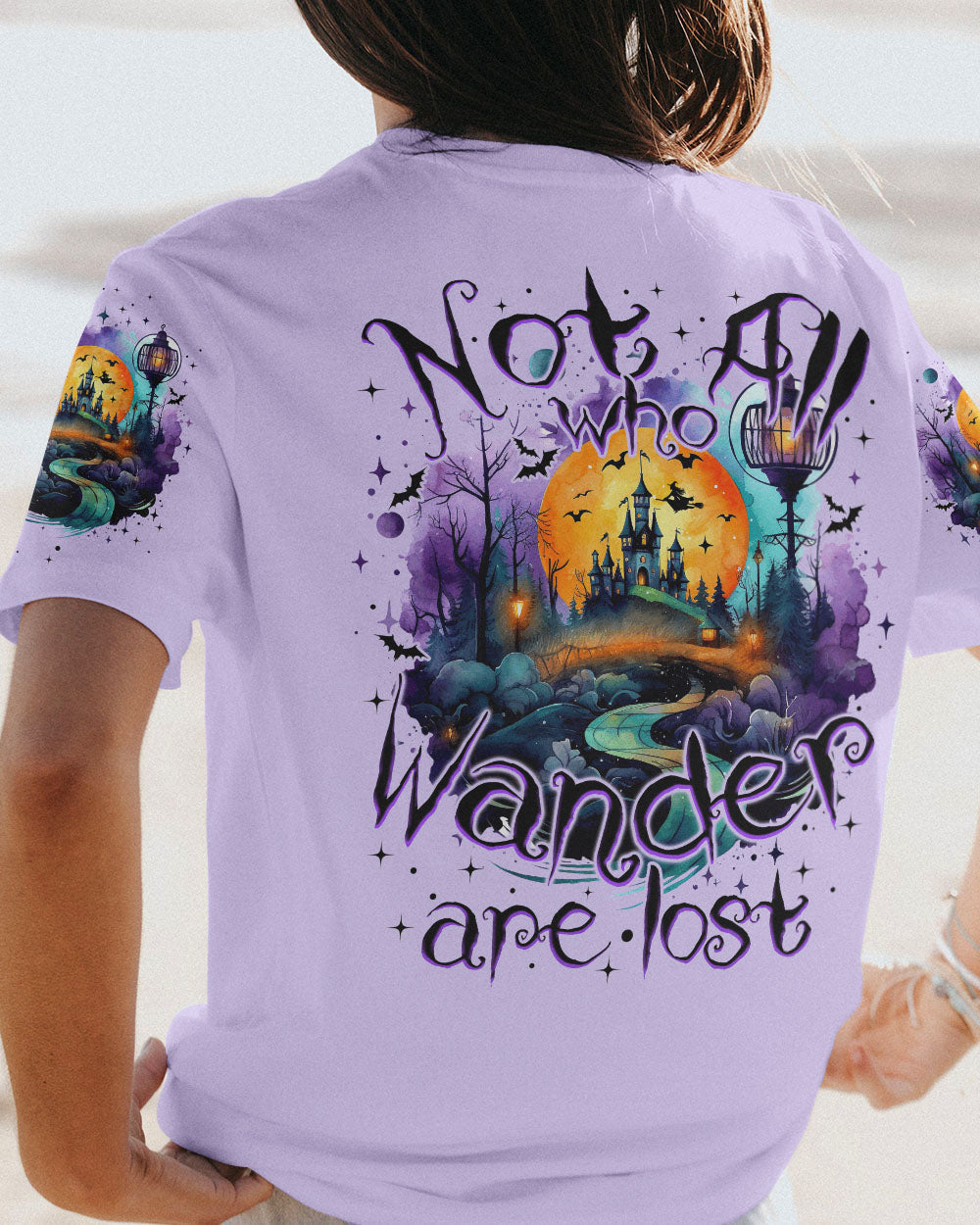 NOT ALL WHO WANDER ARE LOST HALLOWEEN ALL OVER PRINT - TYTM0708232