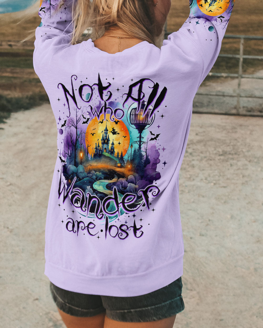NOT ALL WHO WANDER ARE LOST HALLOWEEN ALL OVER PRINT - TYTM0708232
