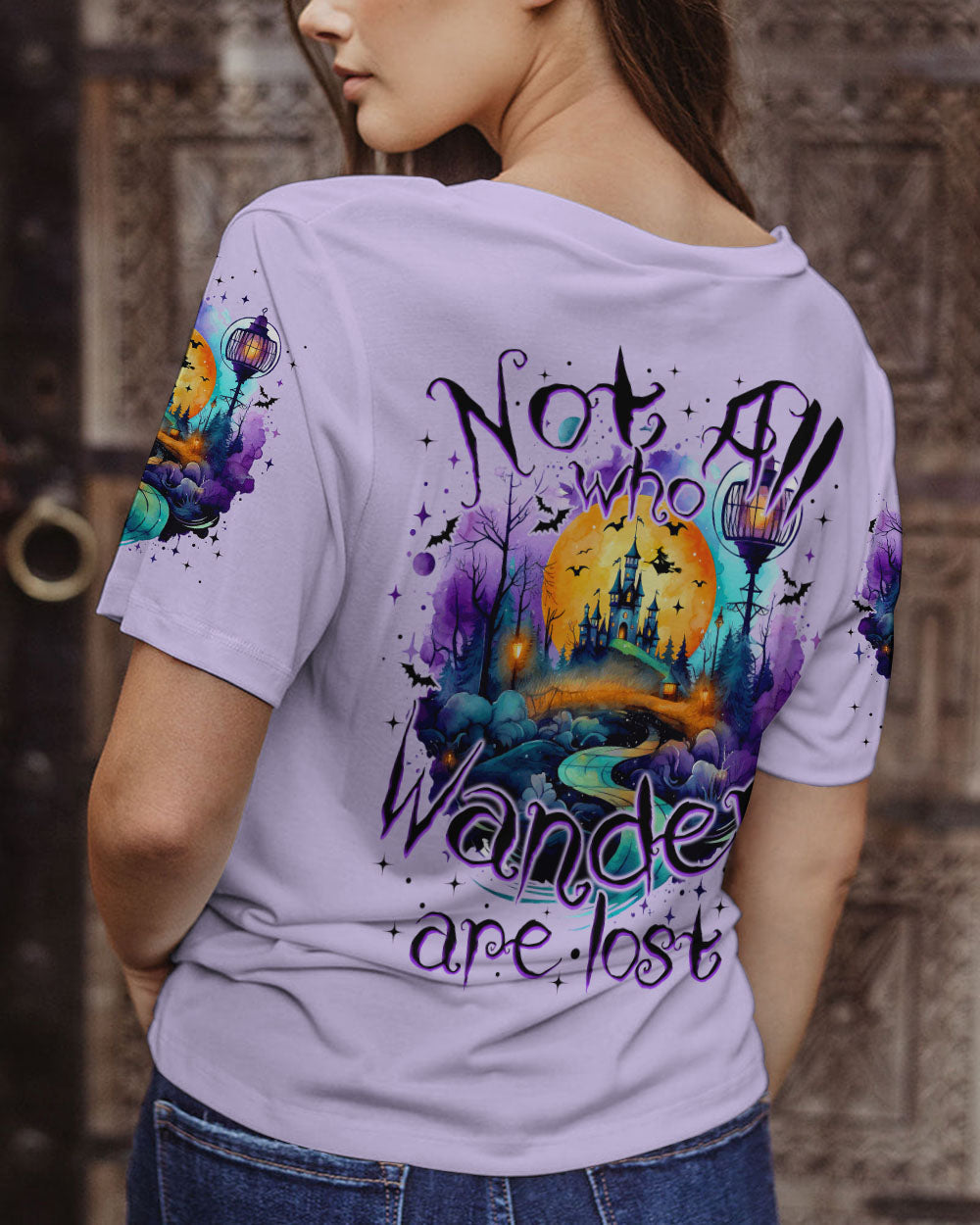 NOT ALL WHO WANDER ARE LOST HALLOWEEN ALL OVER PRINT - TYTM0708232
