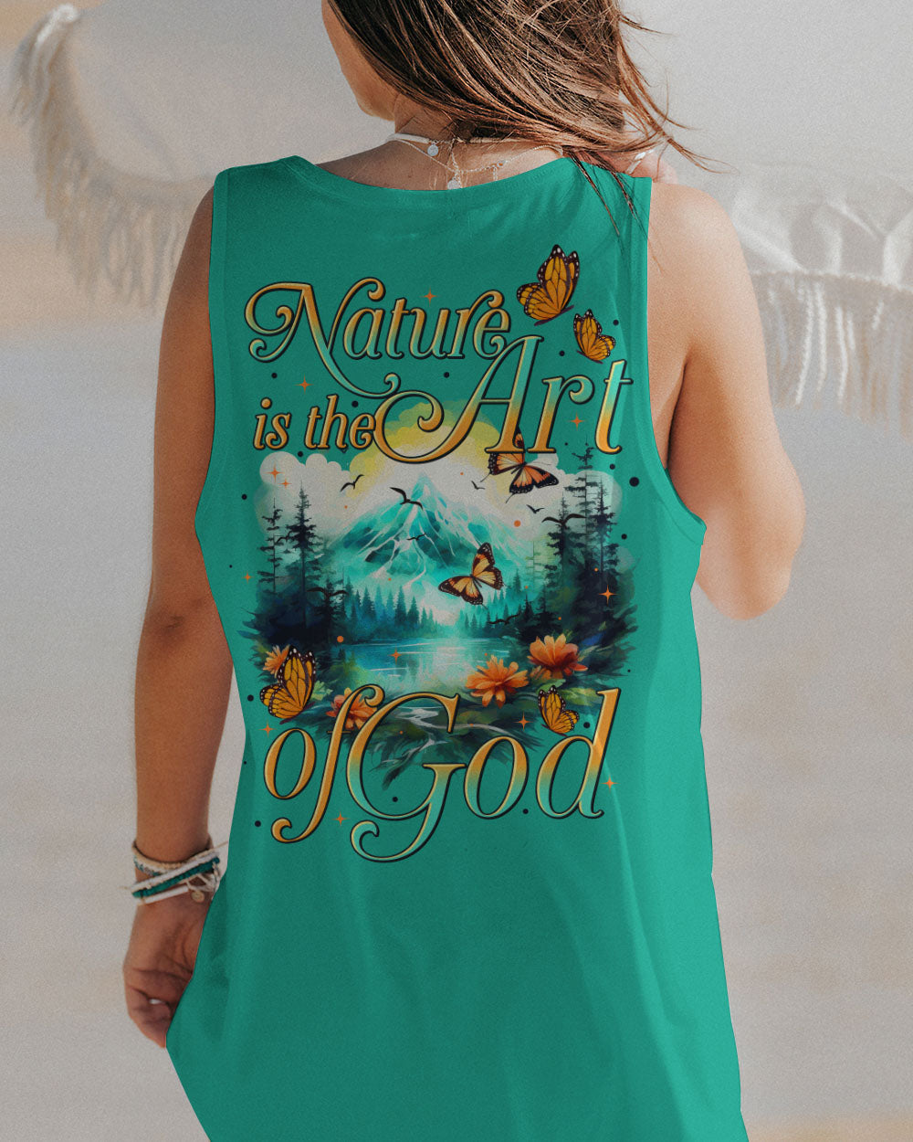 NATURE IS THE ART OF GOD ALL OVER PRINT - TYTM1410231