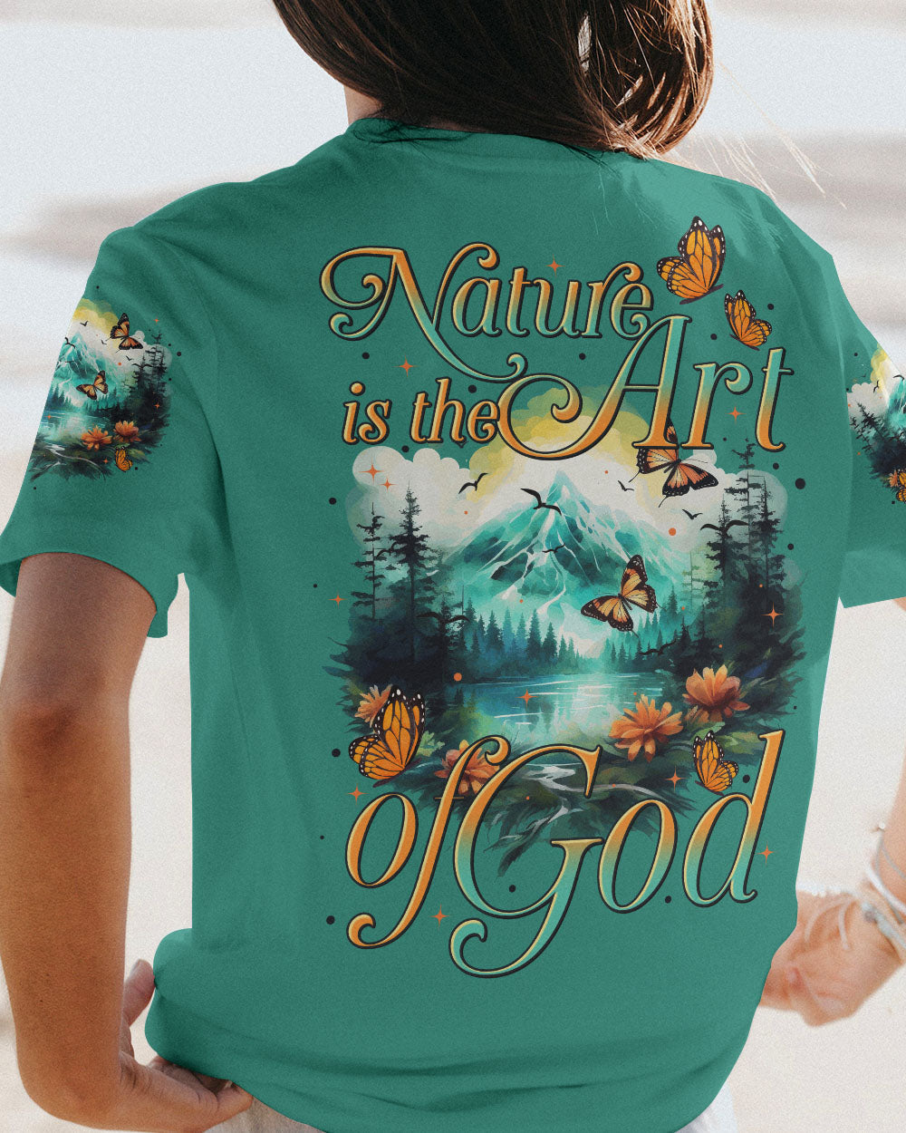 NATURE IS THE ART OF GOD ALL OVER PRINT - TYTM1410231