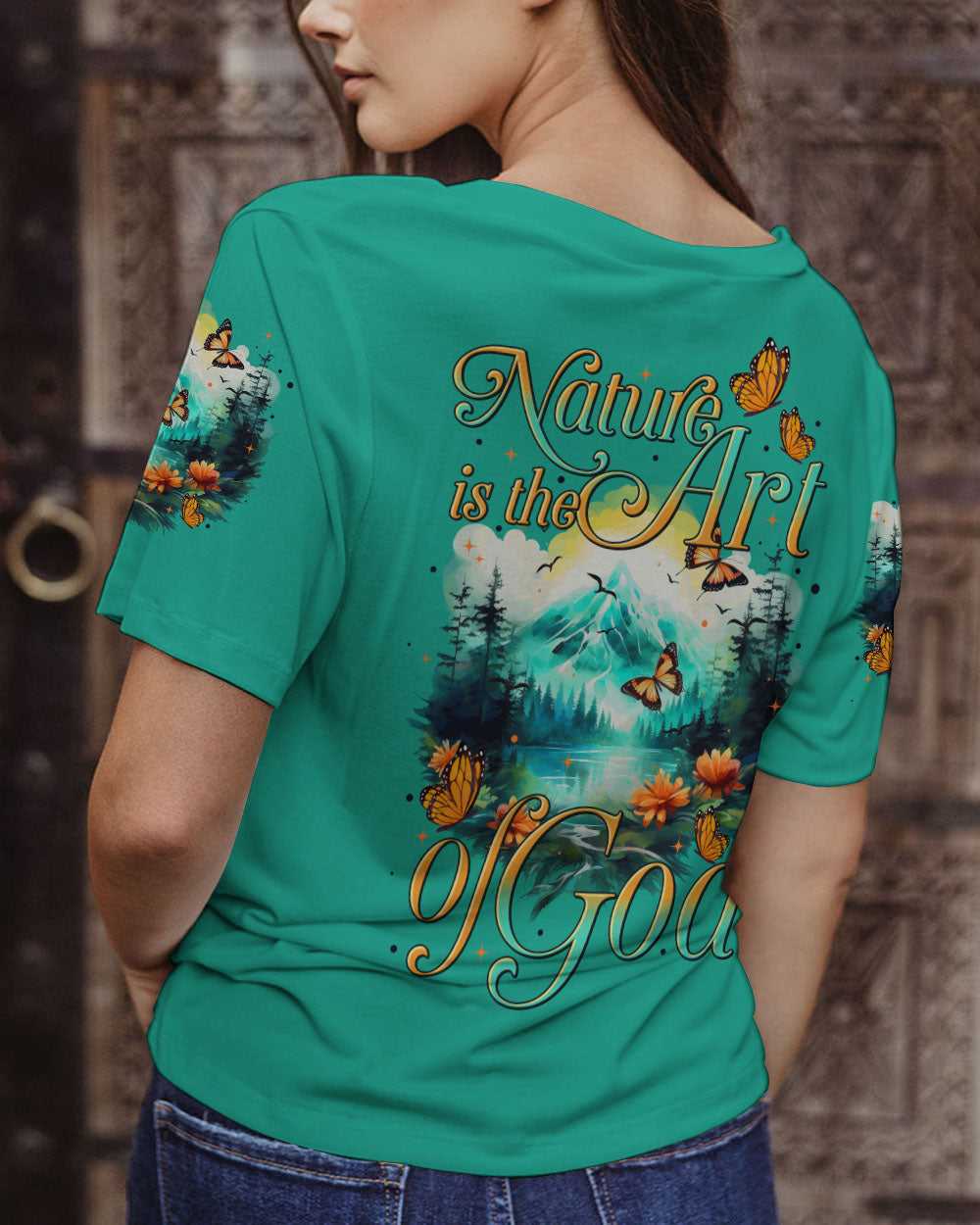 NATURE IS THE ART OF GOD ALL OVER PRINT - TYTM1410231