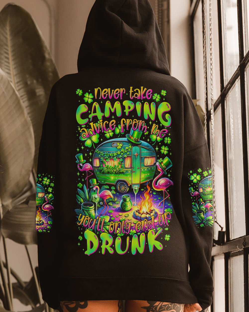 NEVER TAKE CAMPING ADVICE FROM ME PATRICK'S DAY ALL OVER PRINT - TYTM1601242