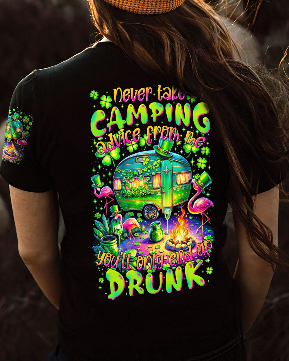 NEVER TAKE CAMPING ADVICE FROM ME PATRICK'S DAY ALL OVER PRINT - TYTM1601242