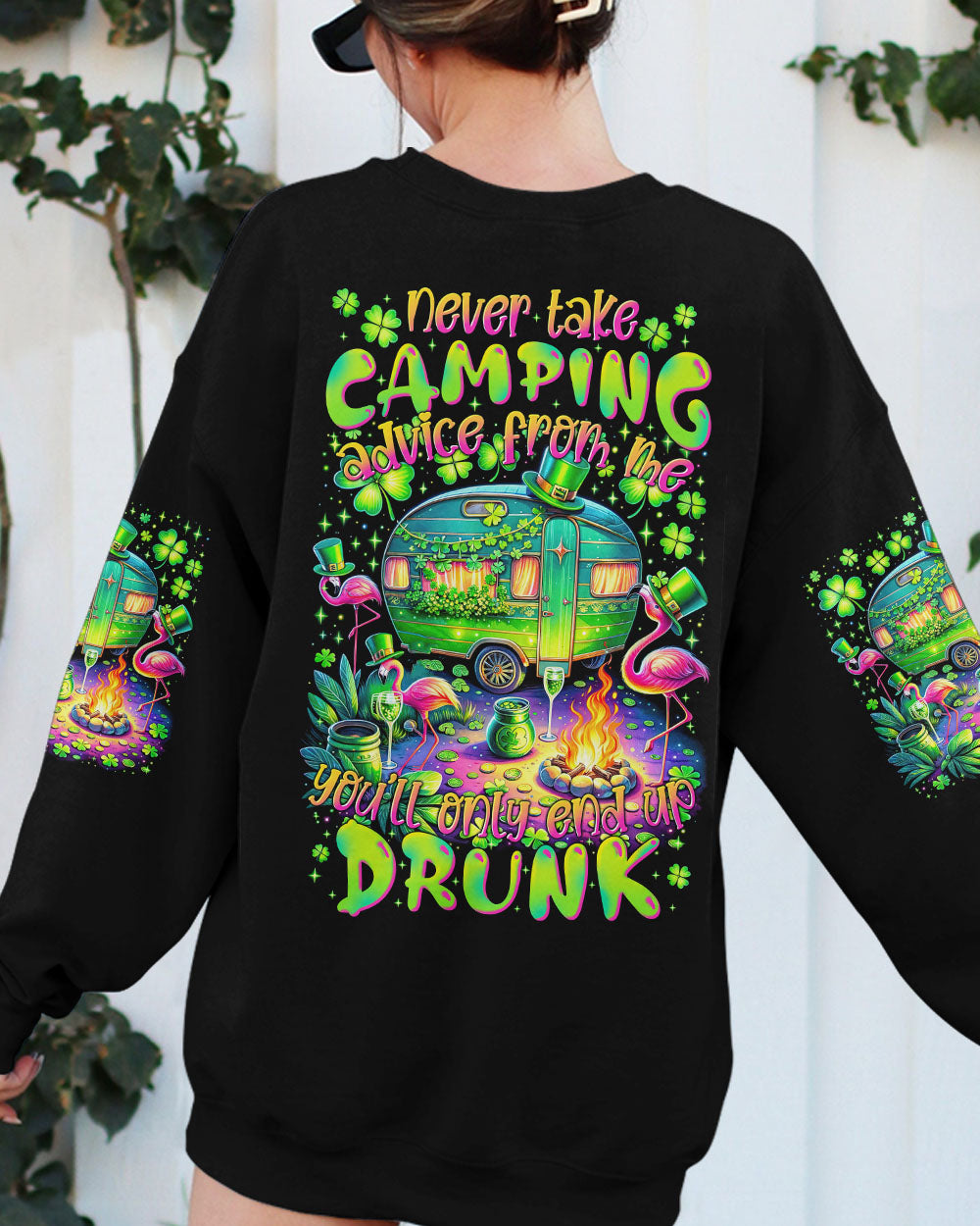NEVER TAKE CAMPING ADVICE FROM ME PATRICK'S DAY ALL OVER PRINT - TYTM1601242