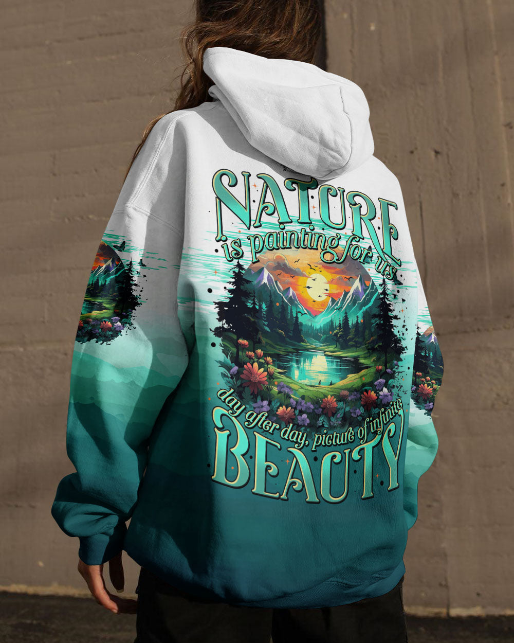 NATURE IS PAINTING FOR US ALL OVER PRINT - TYTM1910234
